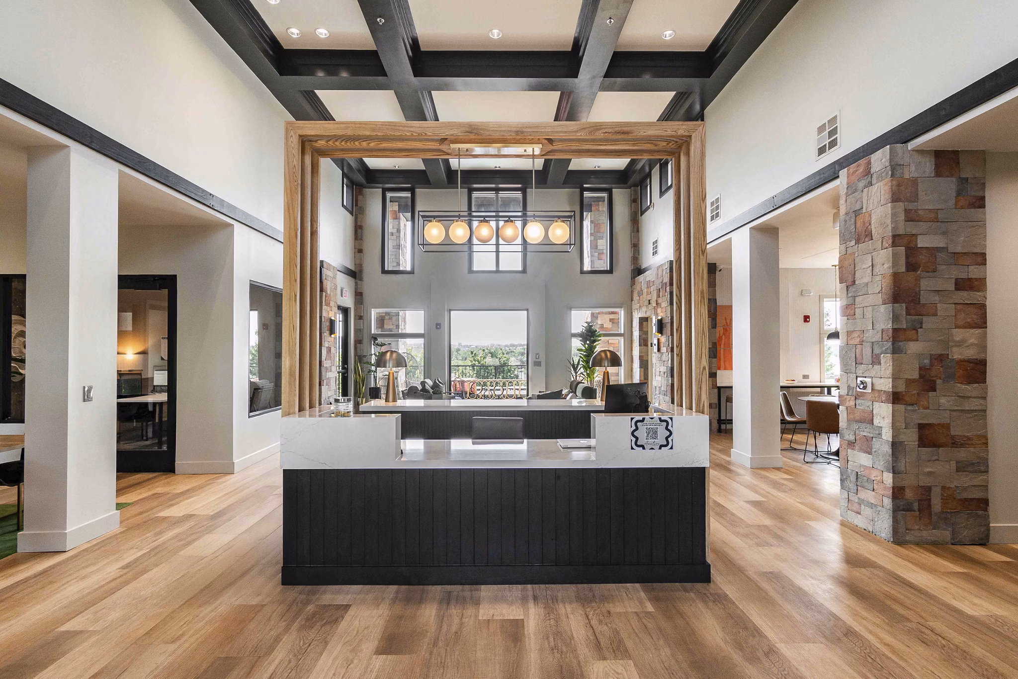 clubhouse at Aventura Falcon Valley Apartments