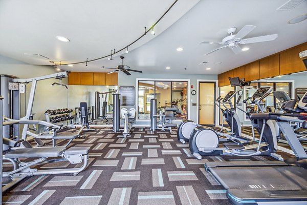 fitness center at Aventura Falcon Valley Apartments