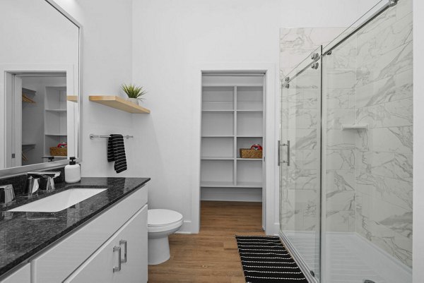 bathroom at Ello House Apartments