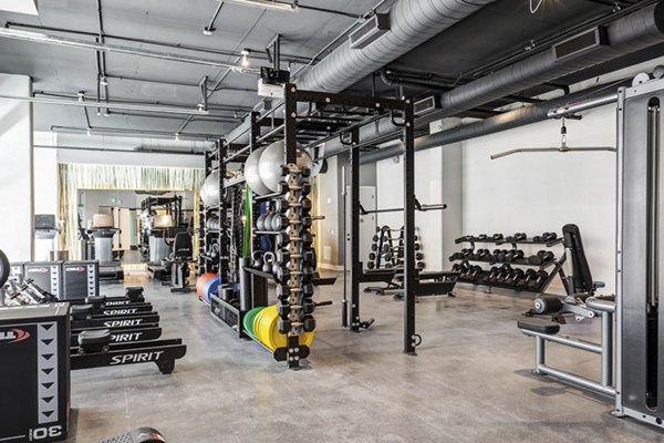 fitness center at Ello House Apartments
