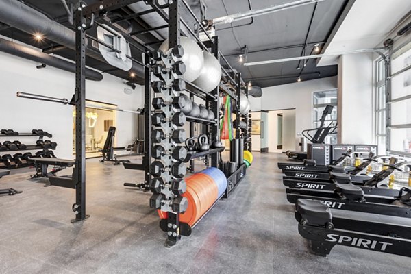 fitness center at Ello House Apartments