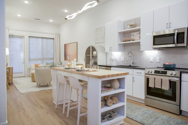 kitchen at Ello House Apartments