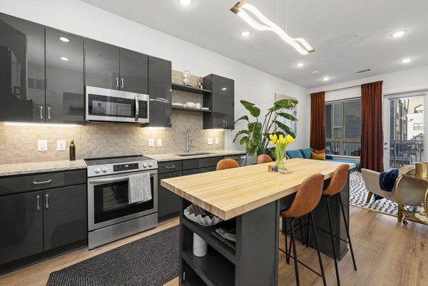 kitchen at Ello House Apartments