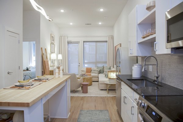 kitchen at Ello House Apartments