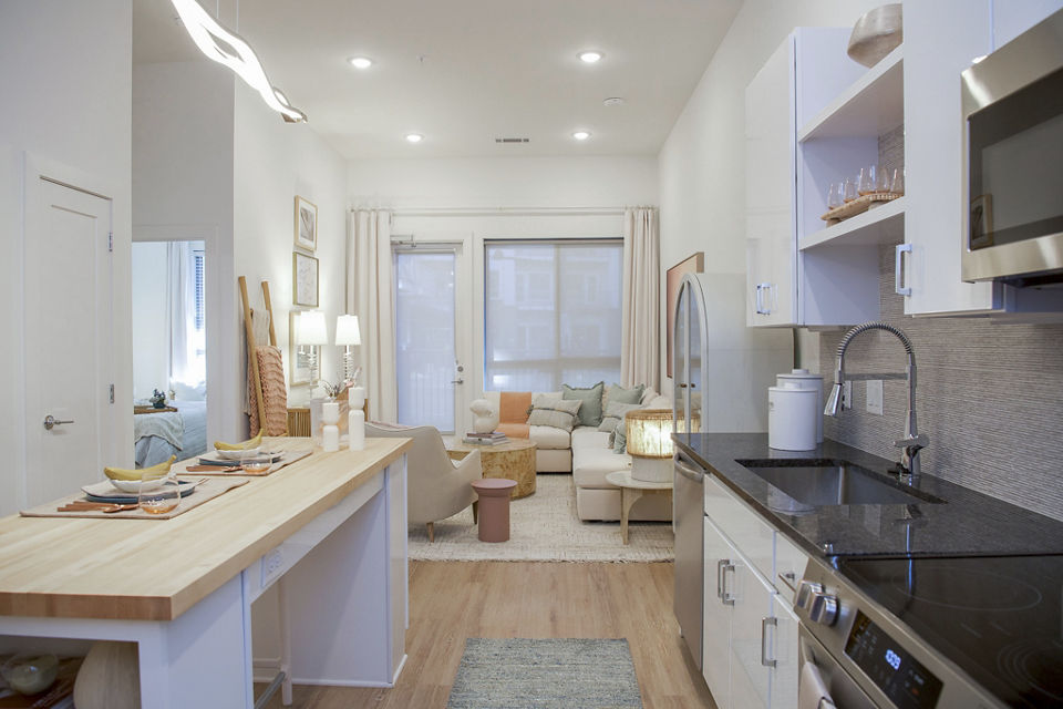kitchen at Ello House Apartment