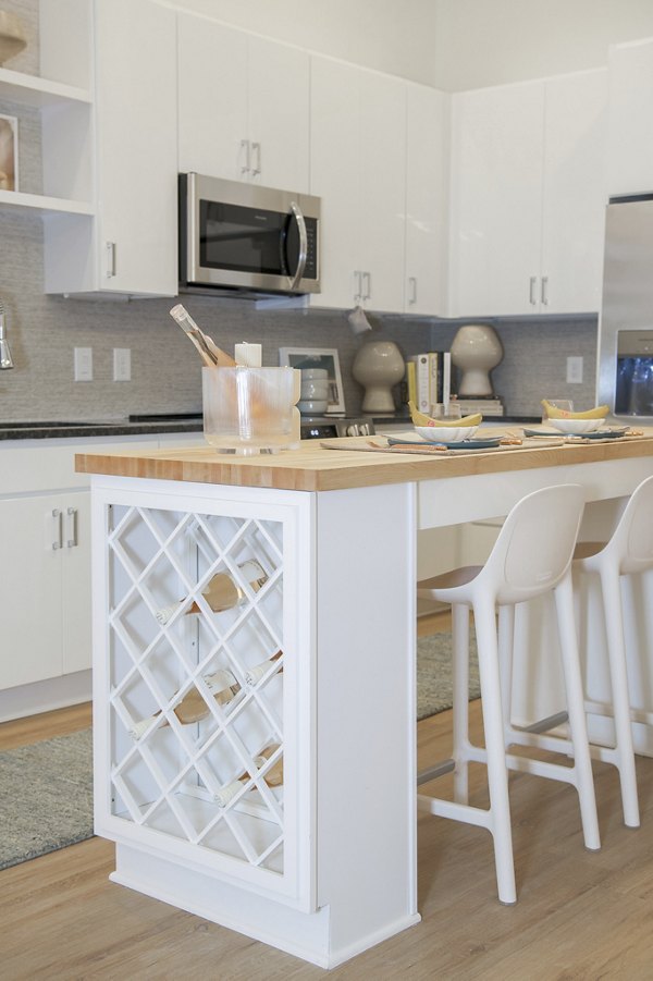 kitchen at Ello House Apartments