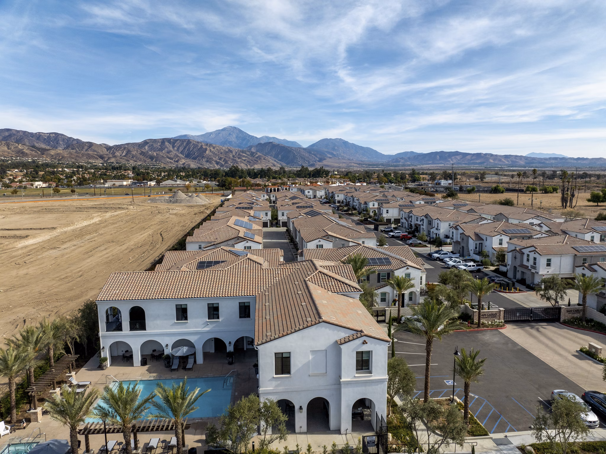rendering for San Carlo Townhomes Apartments