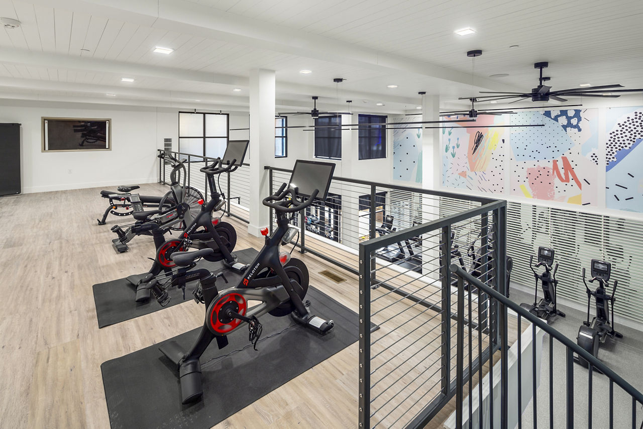 Gym at Rye Charlotte Ave Apartments (2 of 2)