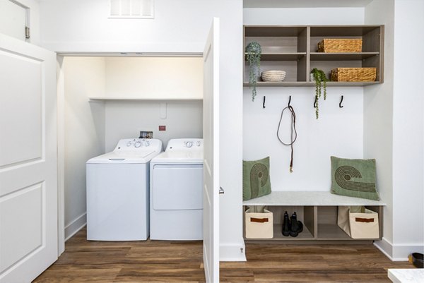 laundry room at Rye Charlotte Ave Apartments