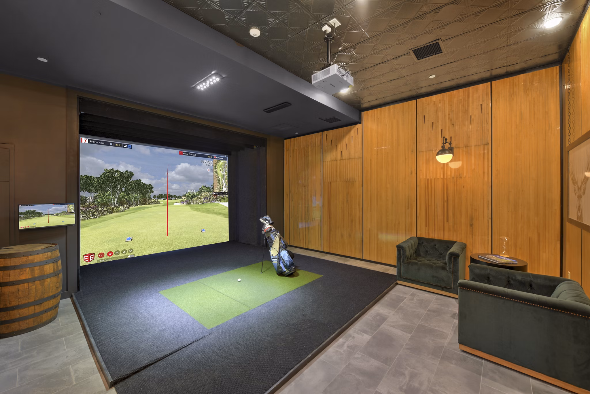 Elegant clubhouse with modern design at Persea Apartments