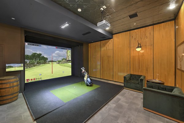 Elegant clubhouse with modern design at Persea Apartments