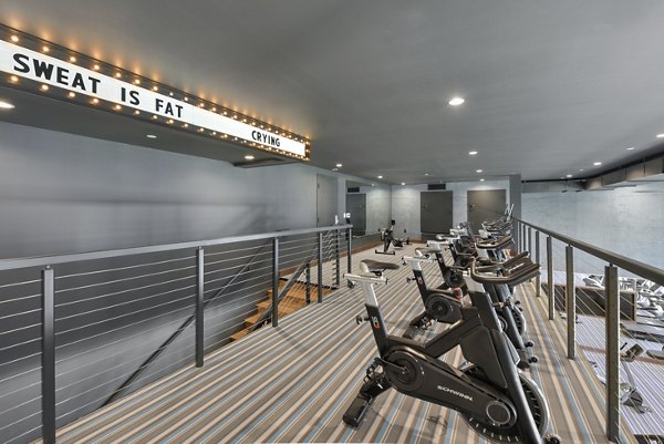 fitness center at Persea Apartments 