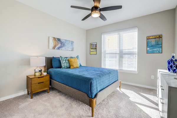 bedroom at The Pointe at Siena Ridge Apartments