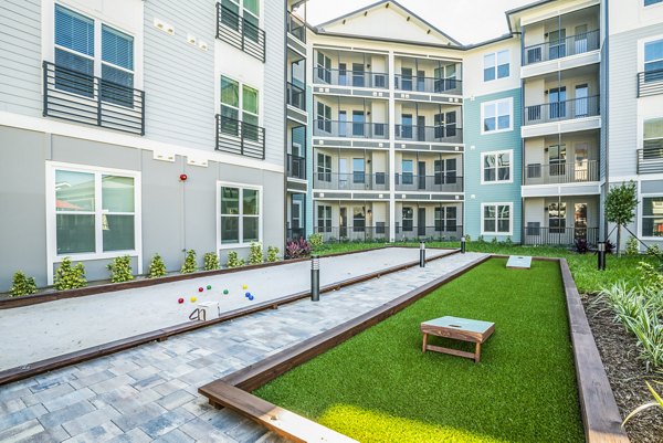 recreational area at The Pointe at Siena Ridge Apartments