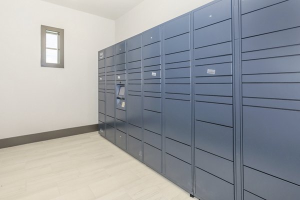 mail room at Reserve at Lake Jackson Apartments