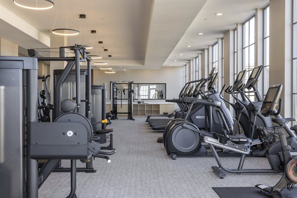 fitness center at 2020 at Providence Apartments