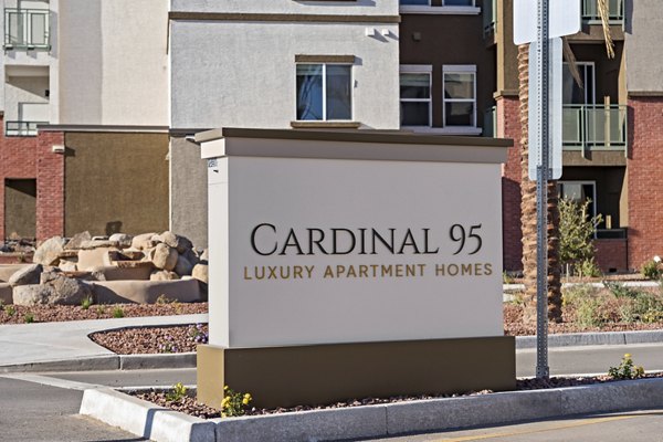signage at Cardinal 95 Apartments