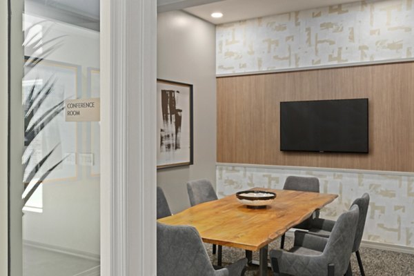 Modern meeting facility with state-of-the-art equipment at Cardinal 95 Apartments