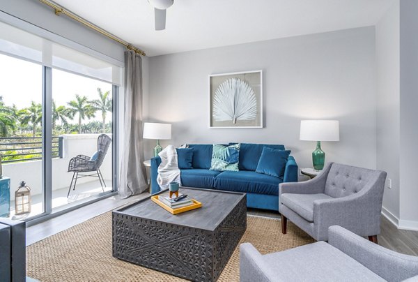 living room at Overture Doral Apartments