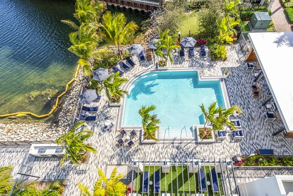 Luxurious pool at Overture Doral Apartments, perfect for relaxation and recreation in a serene setting