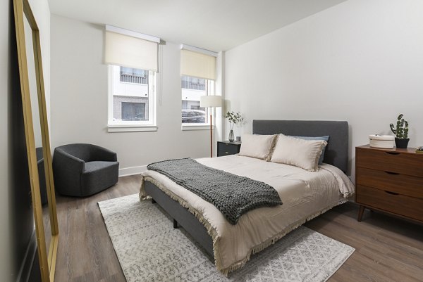 bedroom at Hagert and York Apartments