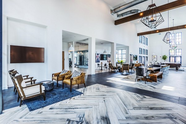 clubhouse/lobby at The Merchant Apartments