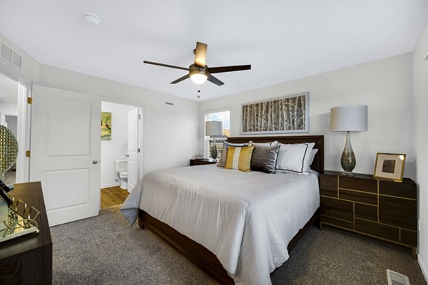 bedroom at Terrabrook at Prairie Ridge Apartments