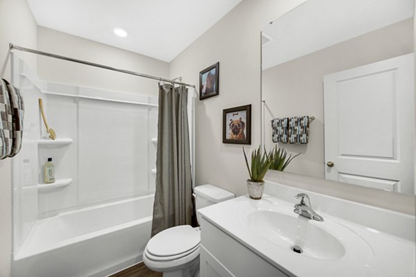 bathroom at Terrabrook at Prairie Ridge Apartments