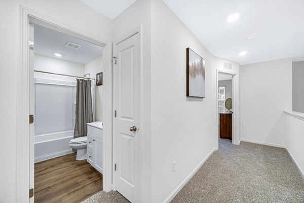 hallway/stairway at Terrabrook at Prairie Ridge Apartments