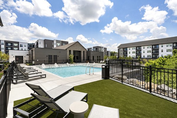 pool at The Crossings Apartments 