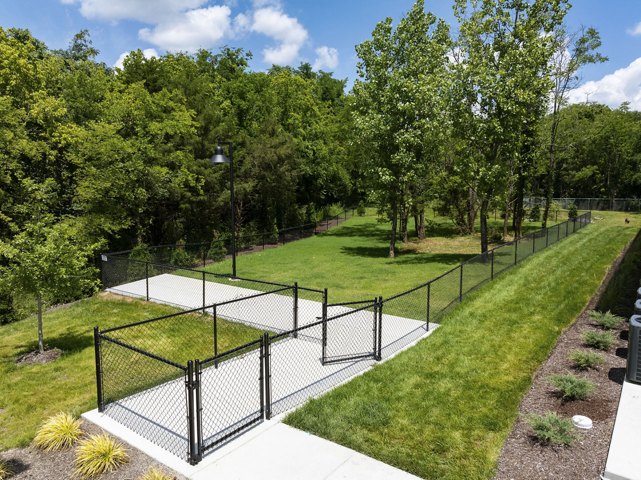 Dog park at The Crossings Apartments