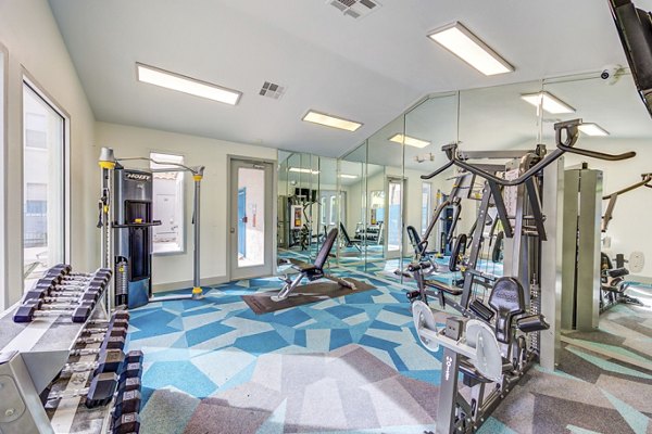 fitness center at Escena Apartments