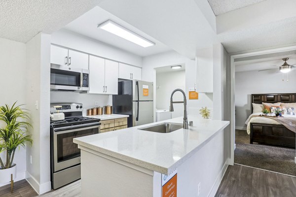 kitchen at Escena Apartments