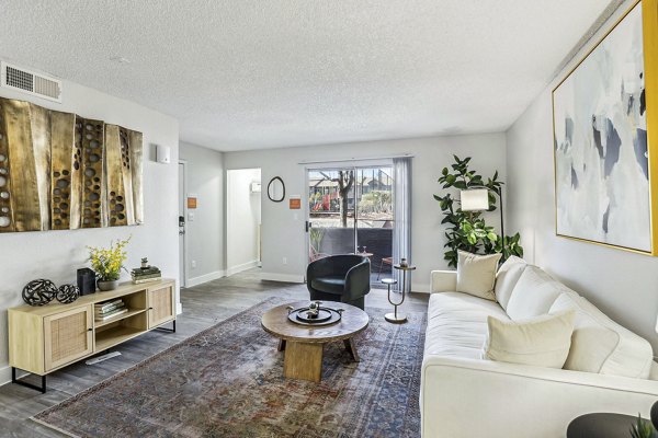 living room at Escena Apartments
