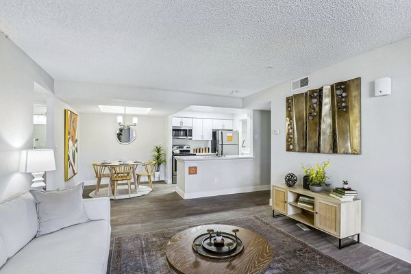 living room at Escena Apartments