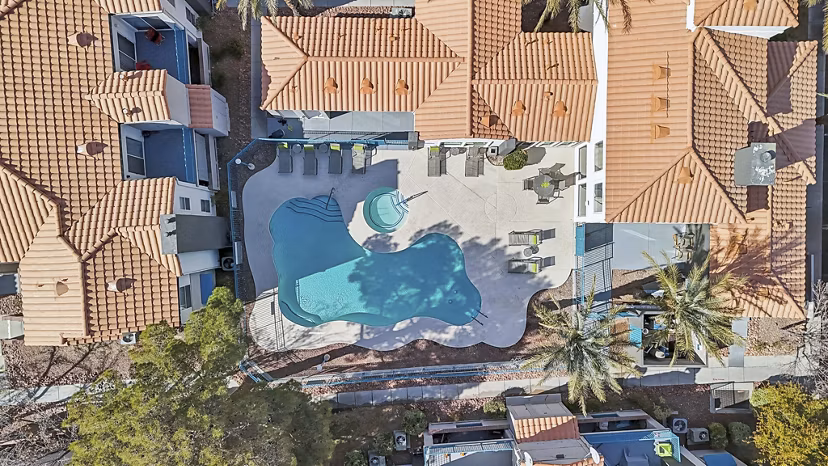 pool at Escena Apartments