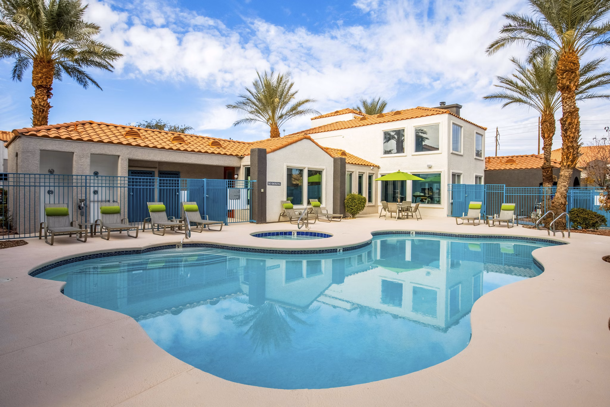 pool at Escena Apartments