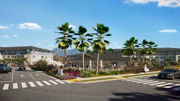 Kaulana Mahina Apartments: Elegant view of deluxe apartments in a tropical setting