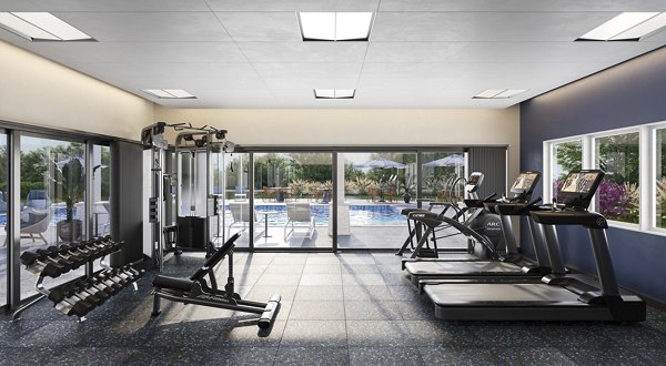 Fitness center with state-of-the-art equipment at Kaulana Mahina Apartments
