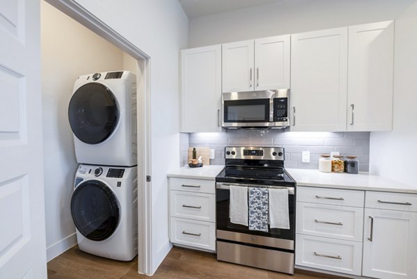 kitchen at The International at Valley Ranch Apartments