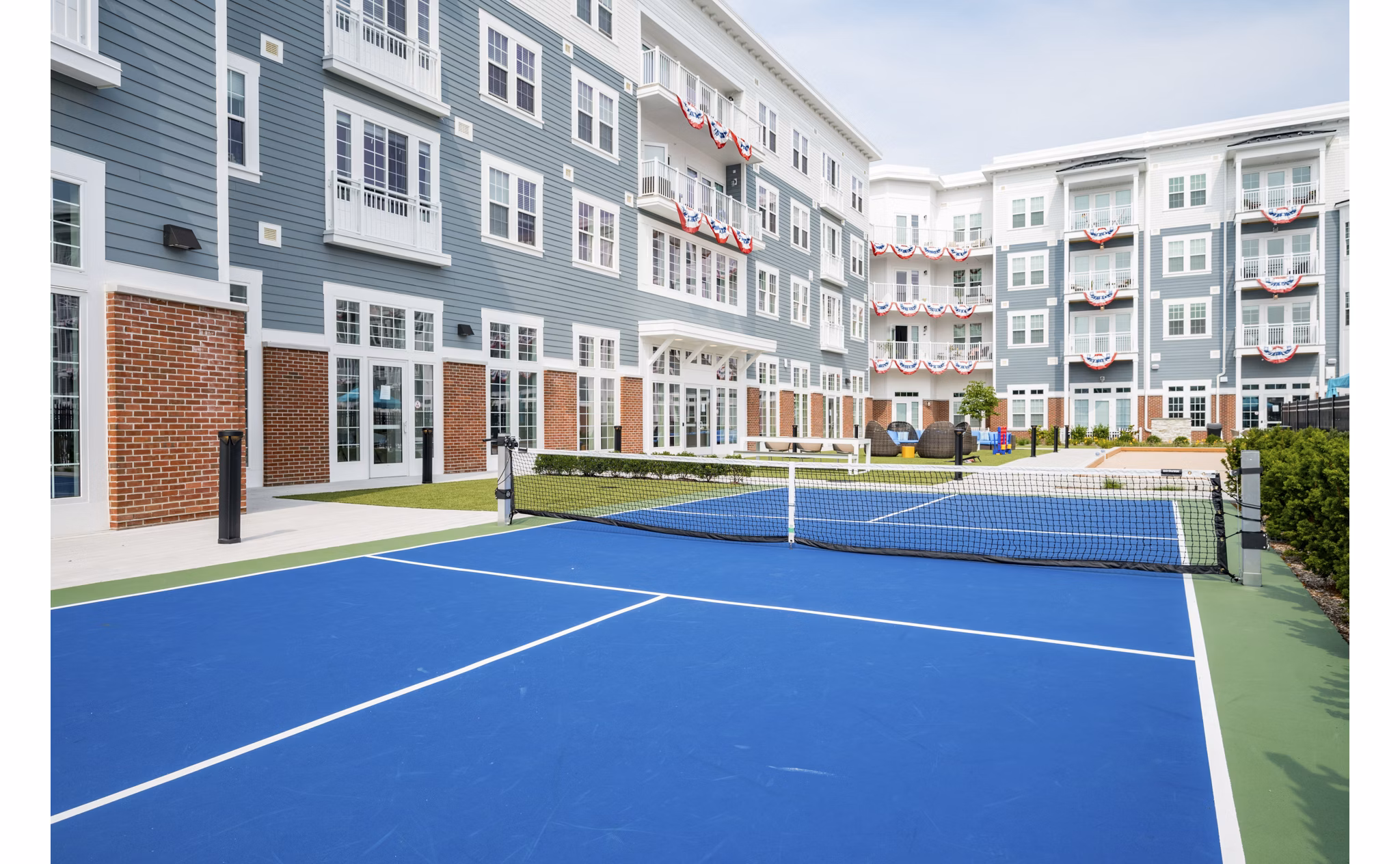 recreational area at Shoregate Apartments 
