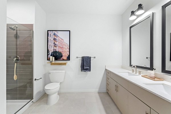 bathroom at Soluna Apartments