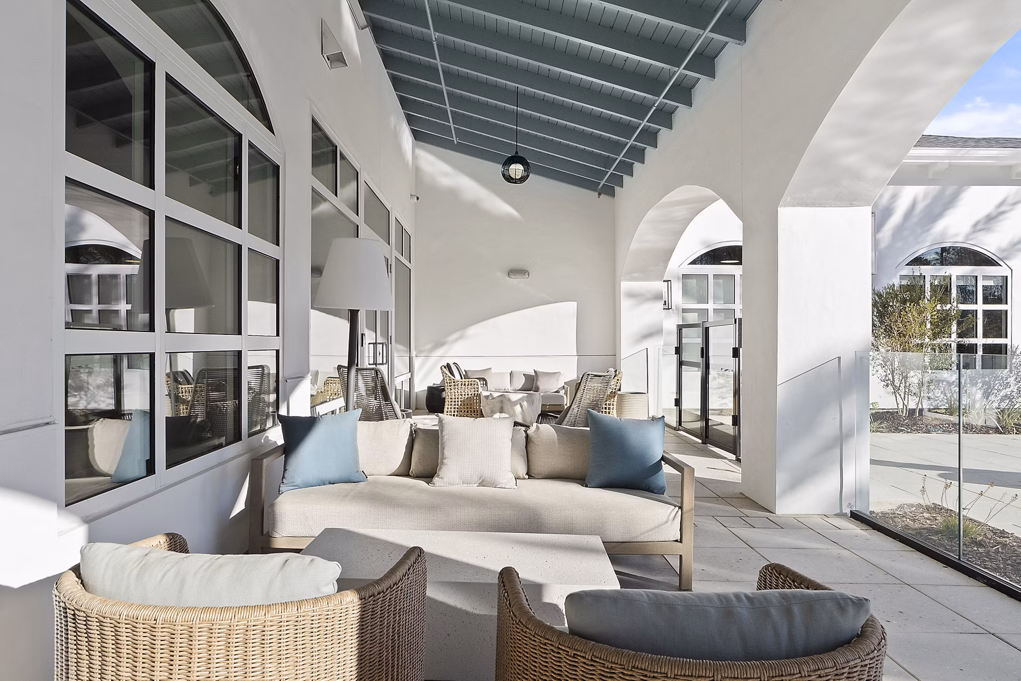 patio at Soluna Apartments