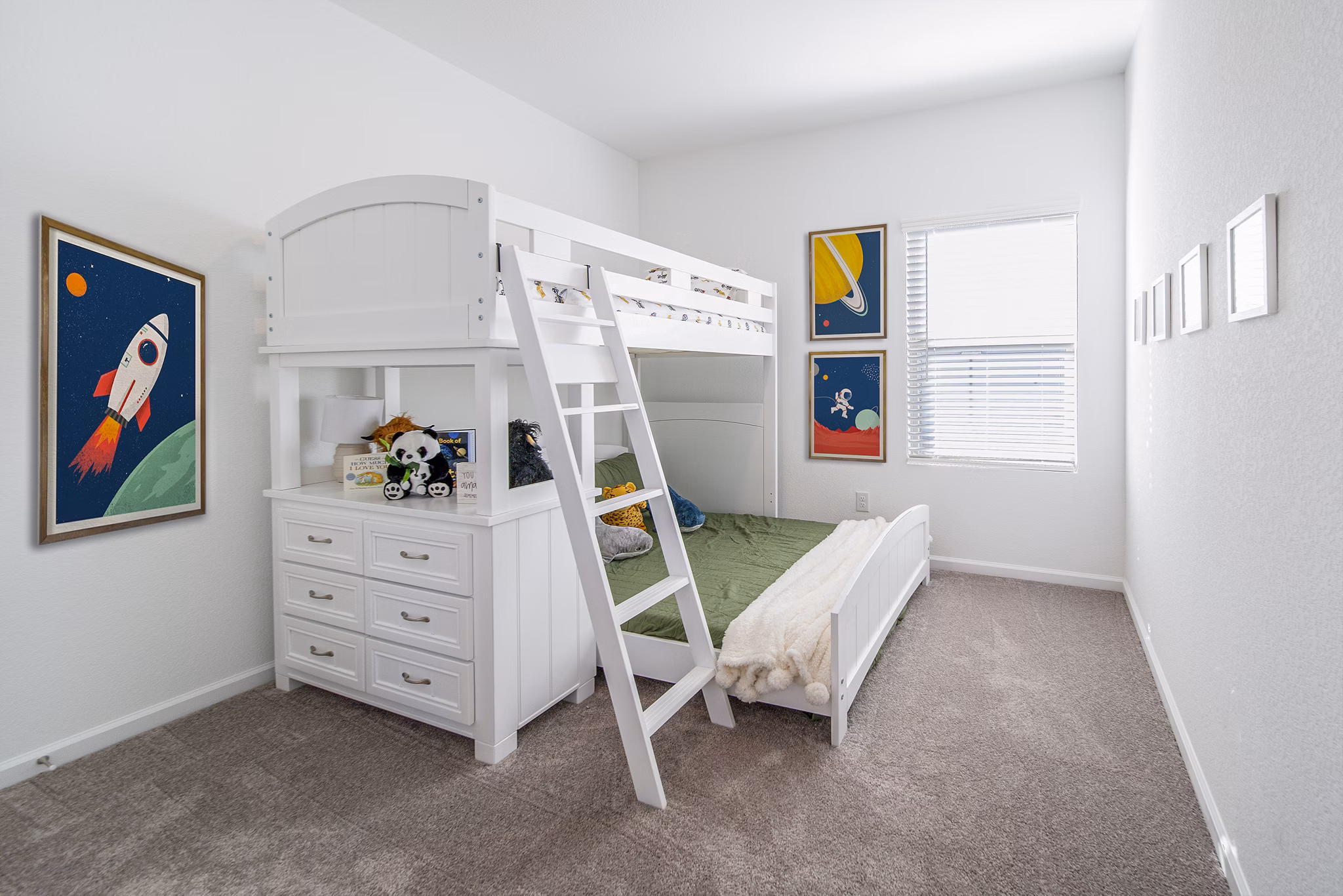 Luxurious bedroom with contemporary decor at Balcara at Meridiana Homes