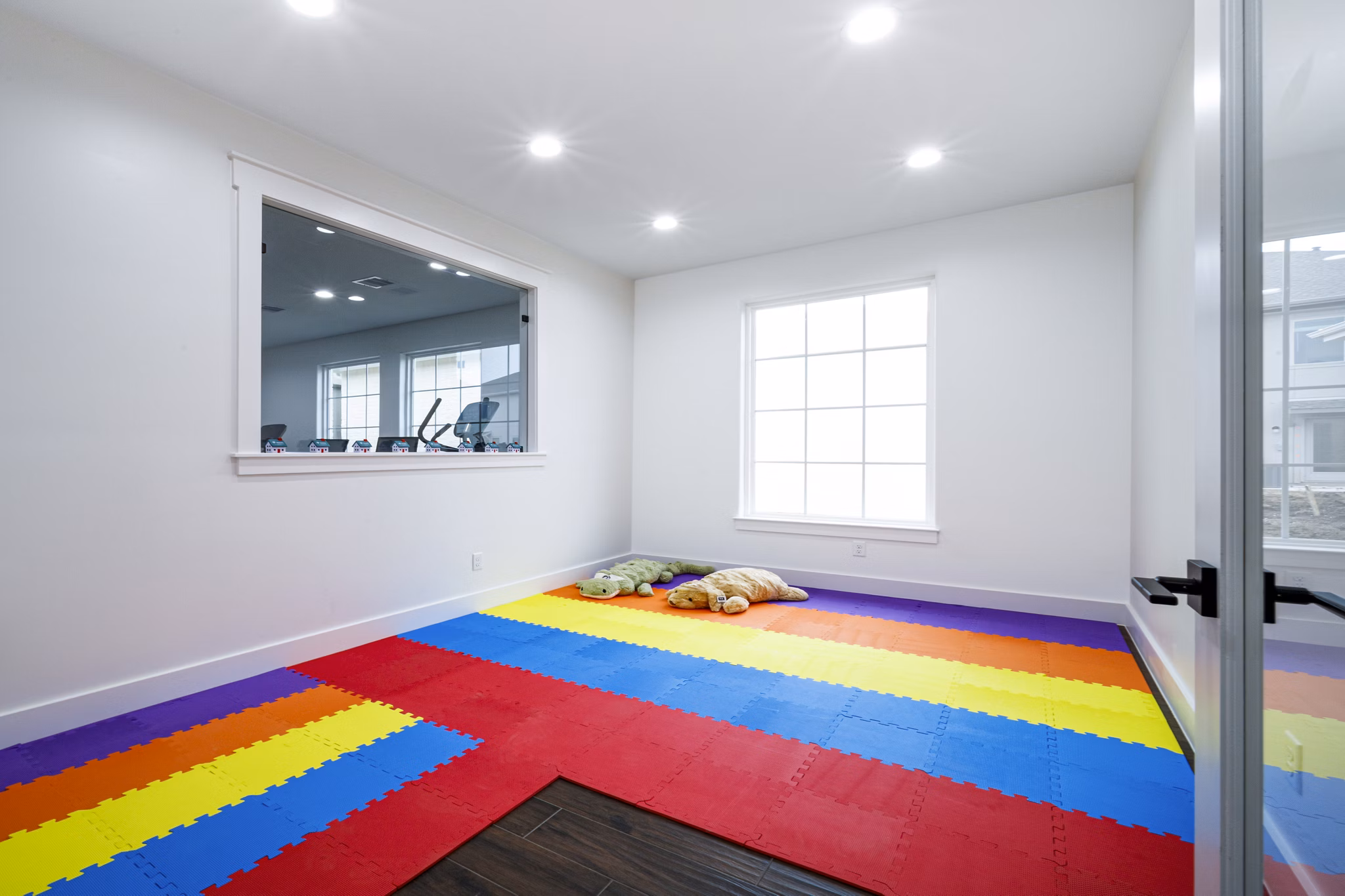 Day care center with vibrant play area at Balcara at Meridiana Homes