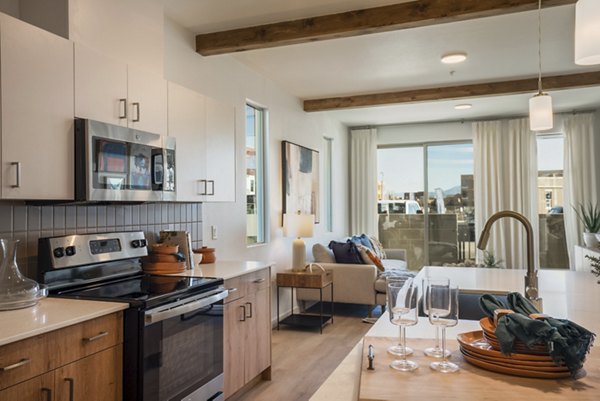 kitchen at Encanto at Mesa Del Sol Apartments