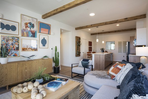 living room at Encanto at Mesa Del Sol Apartments