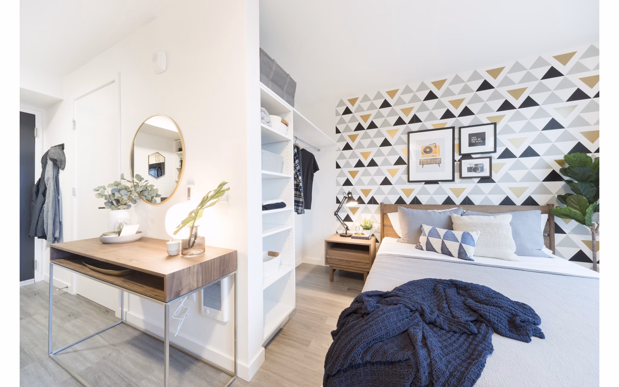 Bedroom at The Parsonage Apartments