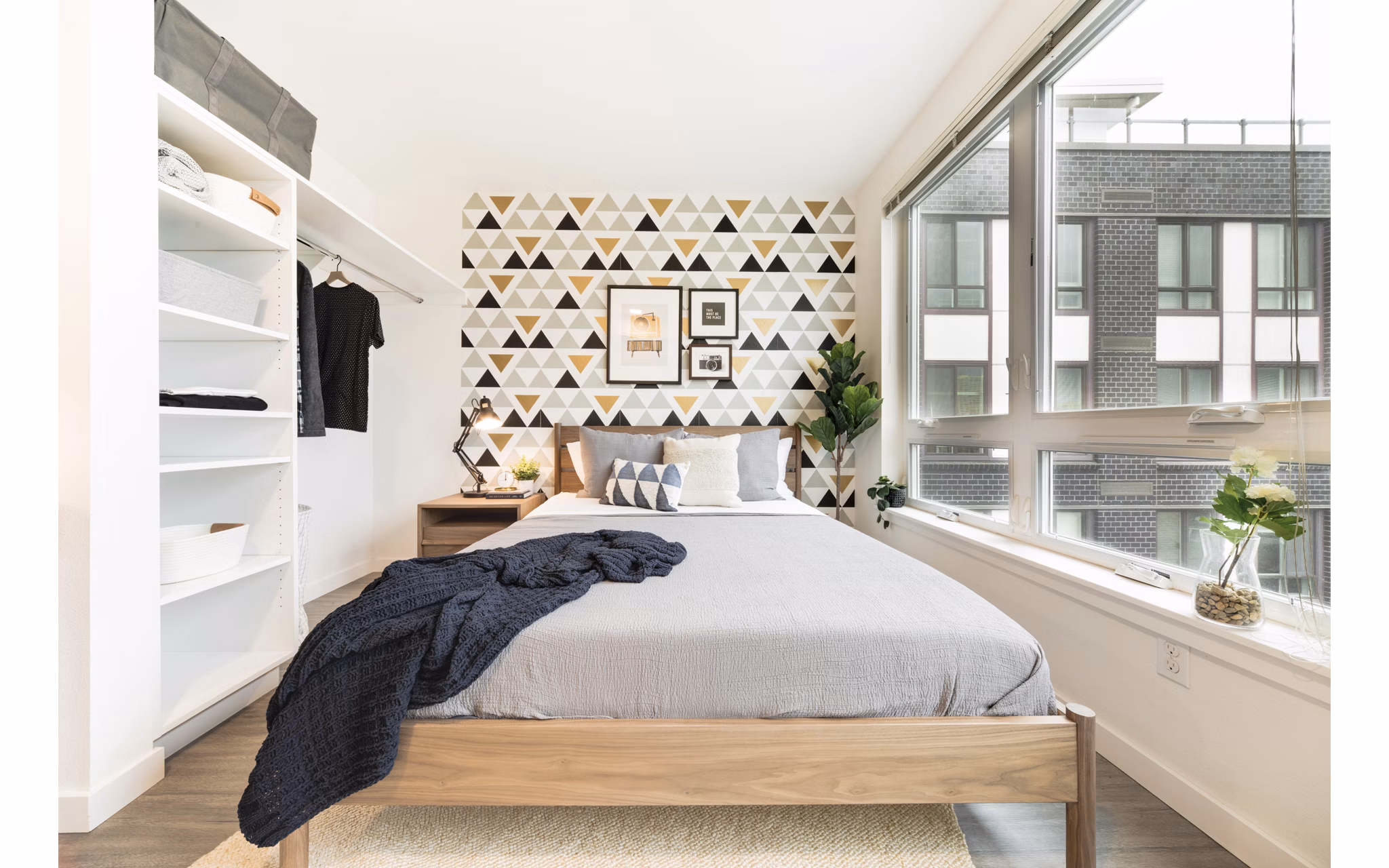 Bedroom at The Parsonage Apartments
