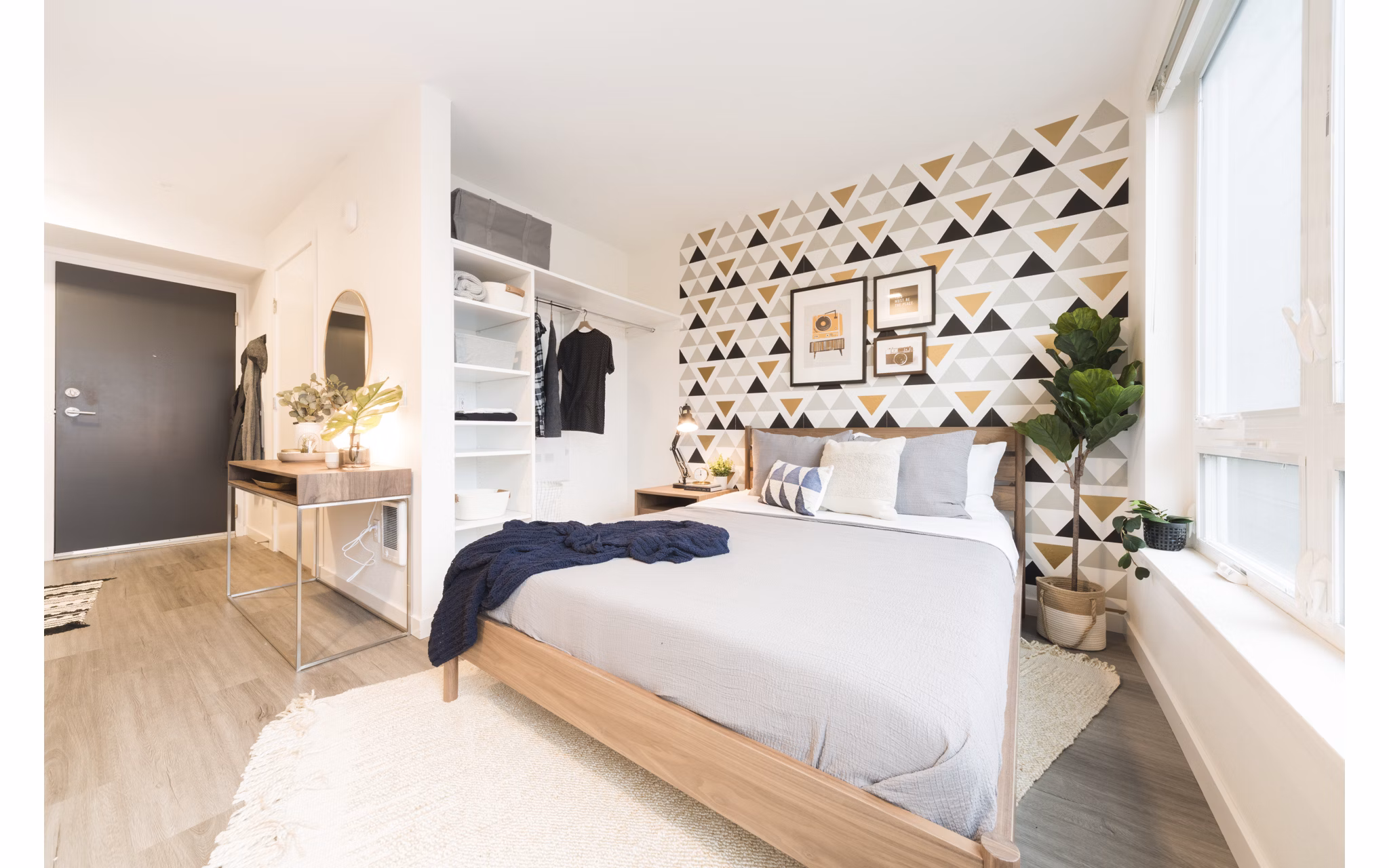 Bedroom at The Parsonage Apartments